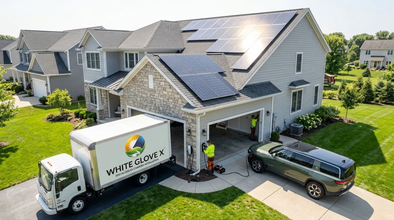 Smart Home EV Charger Installation White GloveX